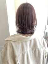 ヘアデザイン ソラ(Sola) layer bob / 外ハネレイヤーネオウルフ×ピンクブラウン