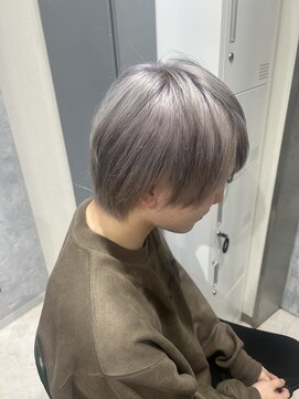 グラッジ 池袋(GLADGE) ハイトーンシルバー グレーシルバー ケアブリーチカラー