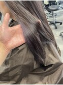 イヤリングカラーでパープルカラー！20代30代
