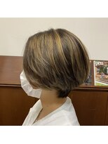 シキ(C key)&nbsp;丸みショート＋ハイライト