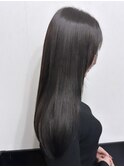 【艶グレージュ/ロング/20代/髪質改善】