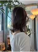 【AYANO】8/ ミディアムヘア透明感たっぷりラベンダーアッシュ