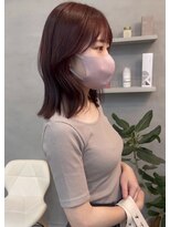 シーン(SCEN)&nbsp;くびれヘア × pink  brown