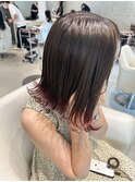 ミディアム裾カラー
