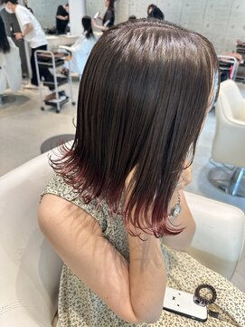 ルラブランシェ(Rula branche) ミディアム裾カラー