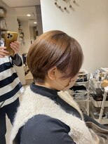 ゲミュ(gemu.)&nbsp;前髪インナーカラー+マッシュショート