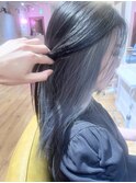 インナーカラー×グレージュ