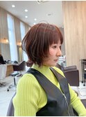 ショートウルフ/顔まわりレイヤー