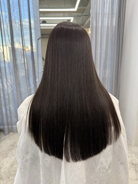 レス(Les.) オリーブグレージュ×ゼロアルカリストレート