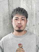 ドアベルヘアリビング(Door Bell hair Living)&nbsp;メンズショートカット×シルバーカラー