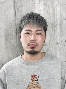 ドアベルヘアリビング(Door Bell hair Living) メンズショートカット×シルバーカラー