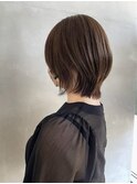 少し長めのハンサムショート