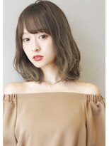 ガリカ 両国(Gallica) 『 デジキュアパーマ 』 × 『 グレージュ 』 ひし形シルエット