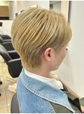 ブロンドカラー/ハイトーン/メンズカット/30代40代50代