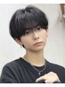 メンズカット+縮毛矯正ストレート￥16500