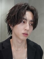 フィフス 原宿(fifth)&nbsp;原宿シャドウパーマメンズカットツイスパラウンドマッシュ30代