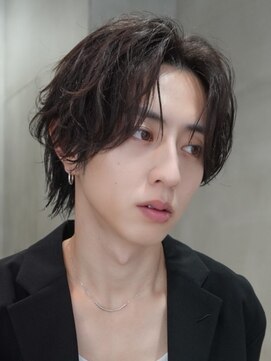 フィフス 原宿(fifth) 原宿シャドウパーマメンズカットツイスパラウンドマッシュ30代