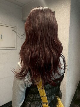 パーミル ヘア クマモト(permille ‰ hair Kumamoto) レイヤー×チェリーレッド