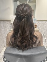 ゼストソエル(ZEST soell)&nbsp;立川/お呼ばれヘア/ハーフアップ/ヘアアレンジ