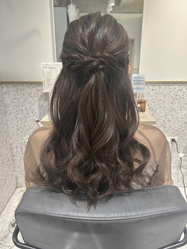 ゼストソエル(ZEST soell) 立川/お呼ばれヘア/ハーフアップ/ヘアアレンジ