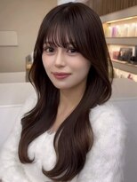 アビー(ABBEY3) 顔まわり顔周り前髪カットミディアムレイヤーロングレイヤー