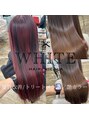 ホワイト(WHITE HAIR@NICOLA) 髪質改善、ヘアケアもお任せください!