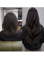 ヘアーアンドビューティーザ エフ(Hair Beauty the F)&nbsp;/エクステ長さだし　巻き髪ver/