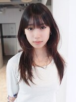 アルバム 銀座(ALBUM GINZA) おくれ毛美髪ウルフレイヤー顔周りレイヤー_ba548993