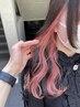 カット+インナーカラーor裾カラー+トリートメント ¥13700【ブリーチ】