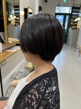 【髪をそもそも傷ませにくくする】水素ケアシステム×爽やかショート×アッシュブラウン