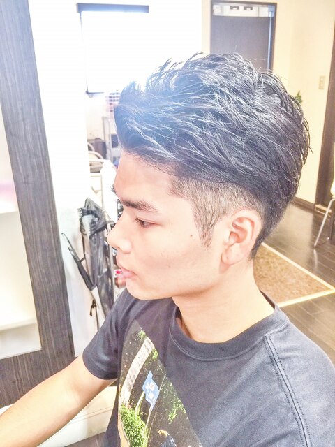 #ワイルドウェットショート#2ブロックアップバングHommehair2nd