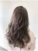ラベンダーグレージュ×ゆるふわロング 【Alisha相模大野】