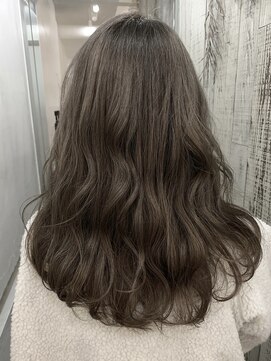 ココロ(COKORO) グレージュ★透け感ロング.