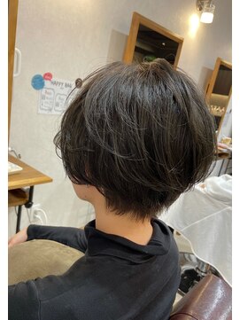 ヘアデザイン ファブロ(hair design FABRO.) - ショート × ブルーアッシュ -