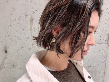 レビーヘアー(Revie hair)の写真/【白髪染めで明るく染まる♪】透明感のある艶カラーやハイライトでお洒落なデザインカラーも楽しめる＊