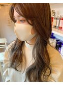 【KoMoNo】インナーカラーグレージュ【RIN】