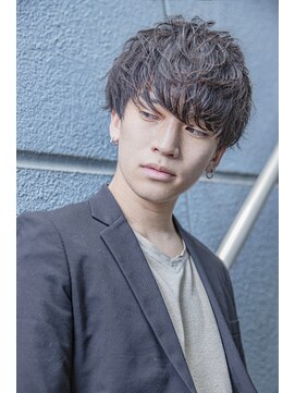 アイヴィ 表参道(IVY) 小久保styleスリックバックスモーキーグレージュミックスパーマ