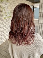 トモズヘアデザイン(Tomo's Hair Design) 【tomos】ピンクグラデーションカラー