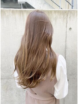 ロンドアベニール 北千住(Lond avenir) ブリーチなし　ショコラベージュ　ゆるふわカール　西田大樹