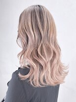 アルバム 池袋(ALBUM)&nbsp;バレイヤージュ_ミニウルフテラコッタくすみブルー_ba361211