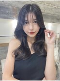 上品にくびれる韓国ヘア◎ レイヤーカット　お顔まわりカット　