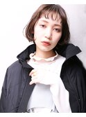 大人可愛い小顔美髪ぶつ切りボブ顔周りレイヤーA1