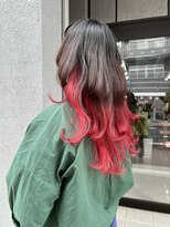 ワンズクロエ 原宿店(ONE's Chloe)&nbsp;レッドカラー/アースカラー/くびれヘア/ツートーンカラー