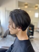 ソイクフ 四条大宮店(SOY-KUFU)&nbsp;【soy-kufu】MEN'S HAIR束感マッシュパーマアッシュブラック