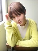 韓国白髪ぼかしハイライトベージュ縮毛矯正髪質改善白髪染め