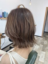 クート アンド シー 東川口(kuto and C) レイヤーボブ×イルミナミルクティー 東川口