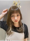 ミントベージュミディアムスタイル