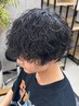 メンズカット＋ツイスト,他特殊パーマ ￥16500
