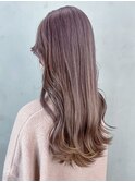 ミルクティーピンクレイヤーロンググレージュカラー_ba485931