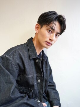 ニコ トウキョウ 渋谷(nico TOKYO) センターパート/ニュアンスパーマ/メンズカット